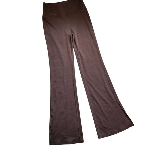 Fanka Flare Leggings Womens Large Lift and Curve Sculpting Brown Athleticwear Wo - Picture 1 of 6